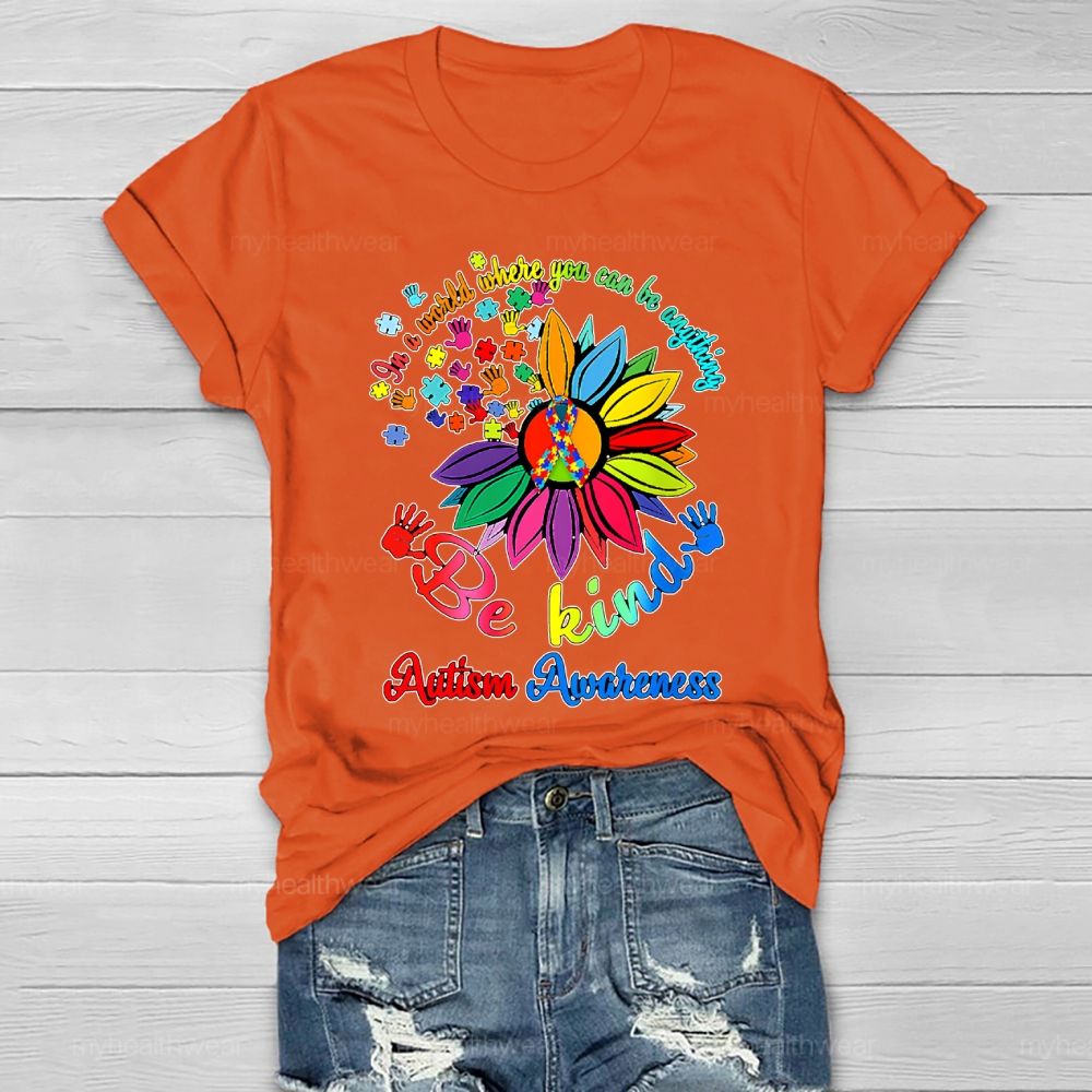 Be Kind Autism Awareness Healthwear T-shirt