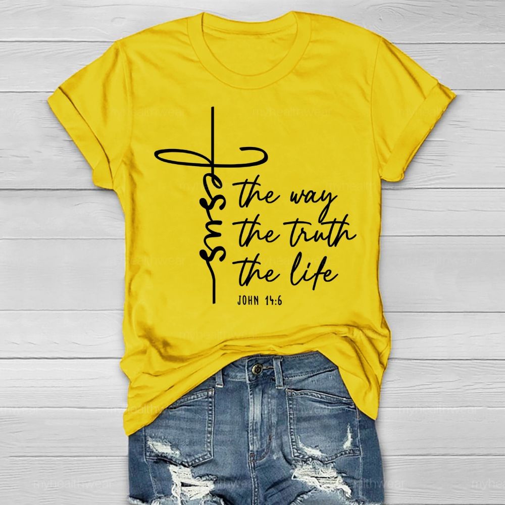 Jesus The Way The Truth The Life Healthwear T-shirt