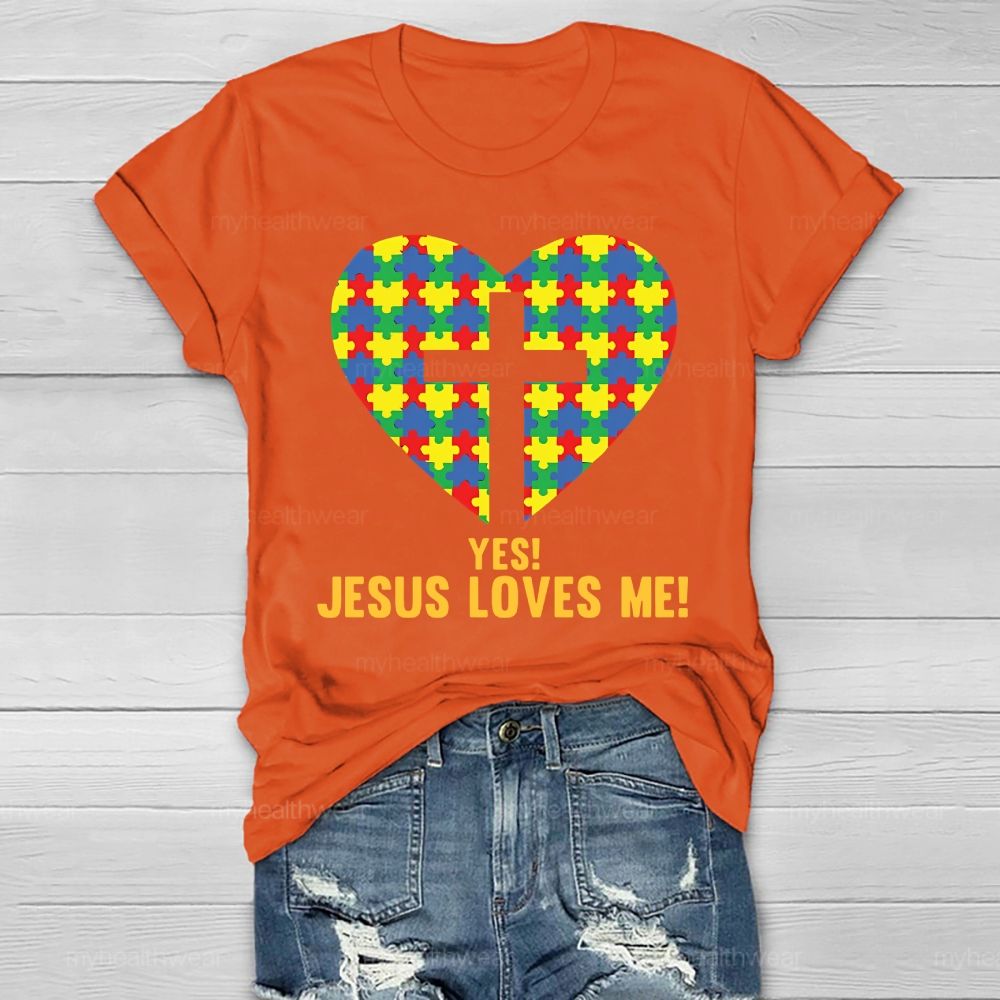 Yes Jesus Loves Me Healthwear T-shirt