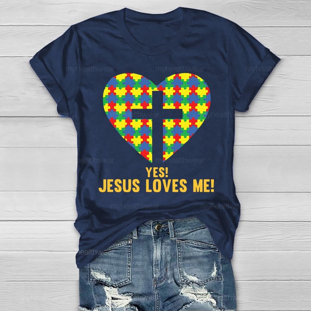 Yes Jesus Loves Me Healthwear T-shirt