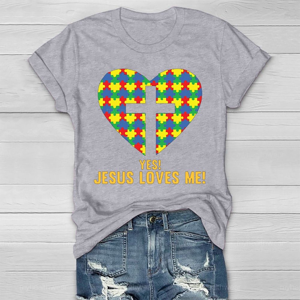 Yes Jesus Loves Me Healthwear T-shirt