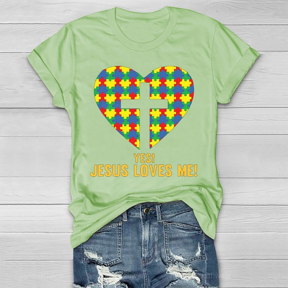 Yes Jesus Loves Me Healthwear T-shirt