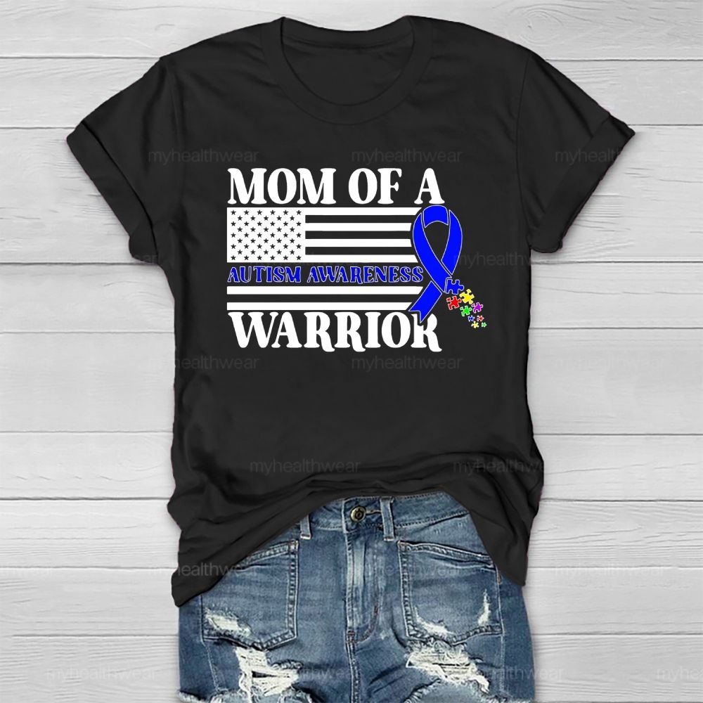Personalized  Mother Of A Warrior Autism Awareness Healthwear T-shirt