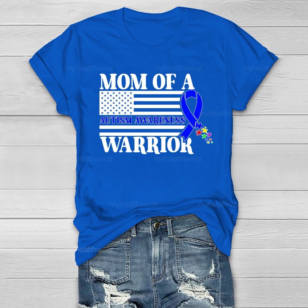 Personalized  Mother Of A Warrior Autism Awareness Healthwear T-shirt
