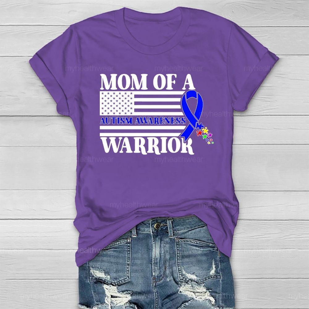 Personalized  Mother Of A Warrior Autism Awareness Healthwear T-shirt