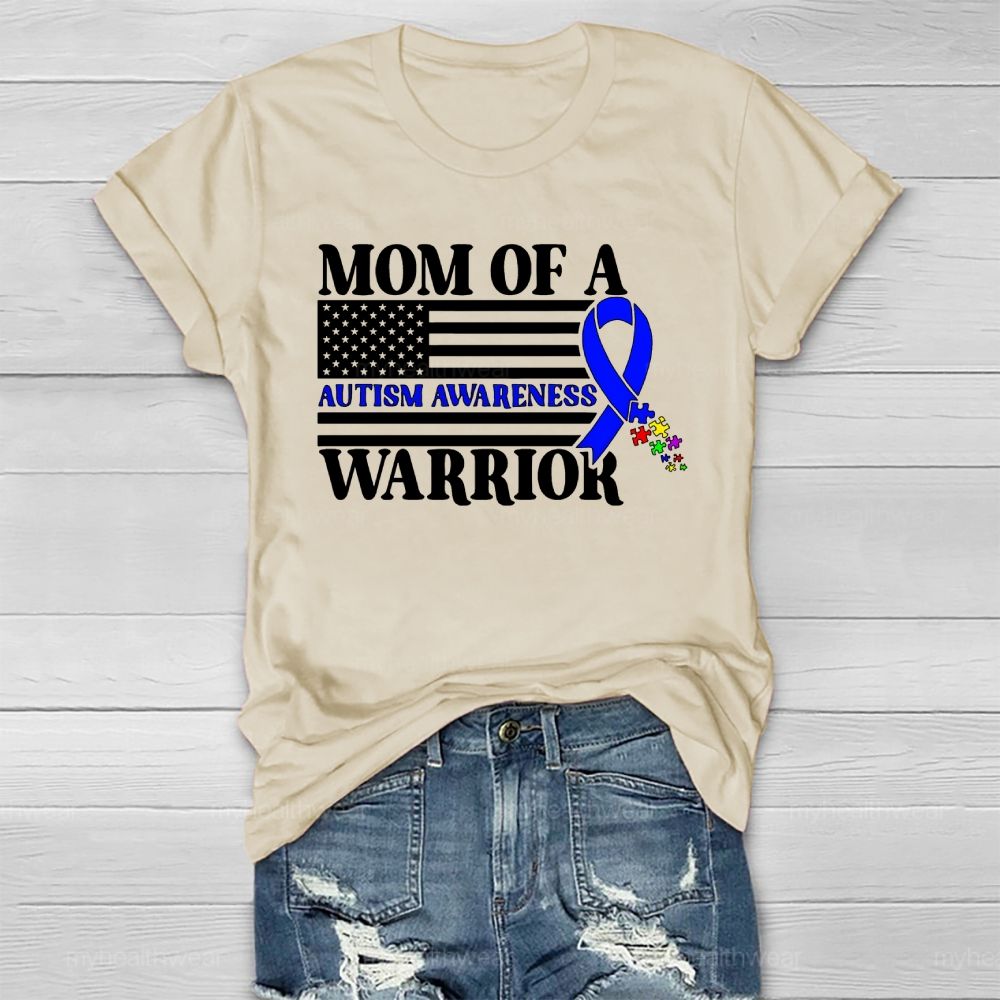 Personalized  Mother Of A Warrior Autism Awareness Healthwear T-shirt
