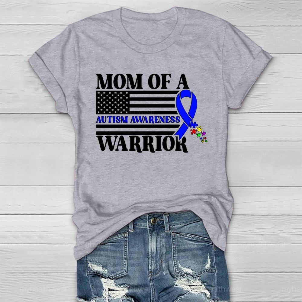 Personalized  Mother Of A Warrior Autism Awareness Healthwear T-shirt