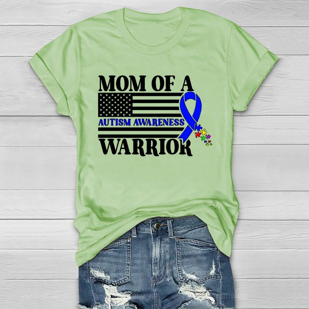 Personalized  Mother Of A Warrior Autism Awareness Healthwear T-shirt
