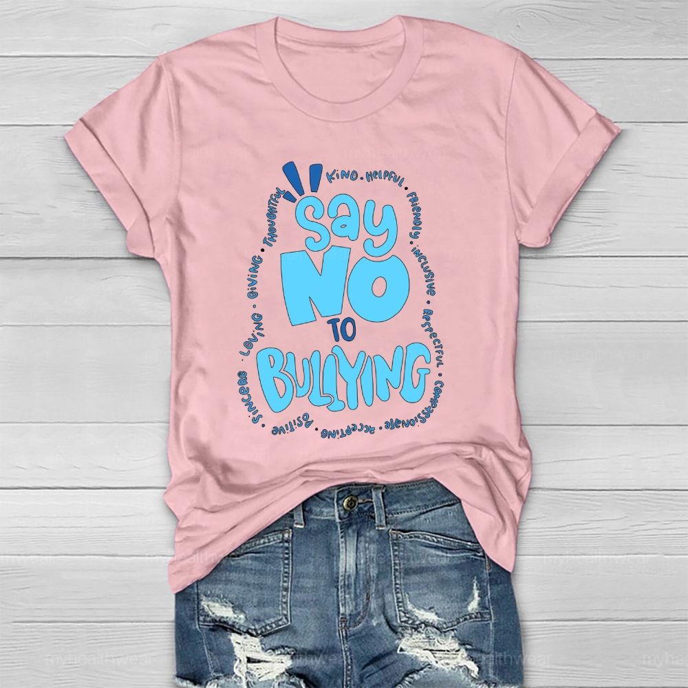 Say No To Bullying Healthwear T-shirt