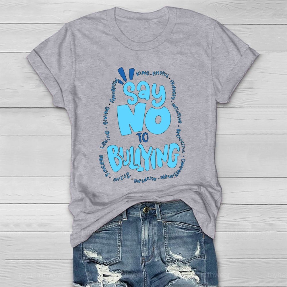 Say No To Bullying Healthwear T-shirt