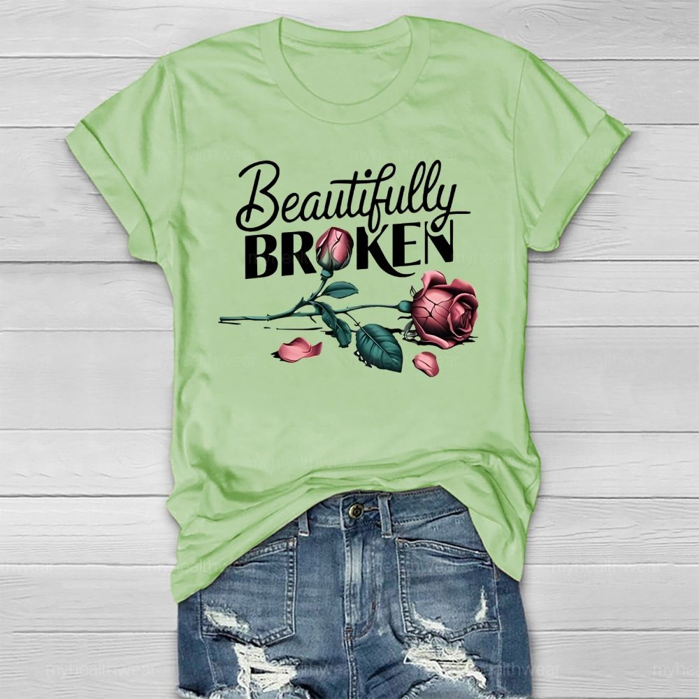 Beautifully Broken Rose Healthwear T-shirt