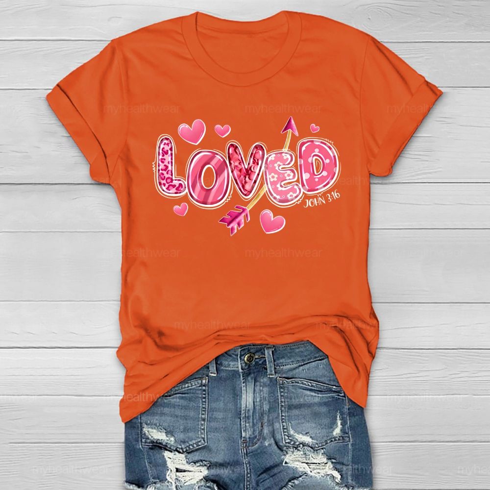 Loved John 3:16 Healthwear T-shirt
