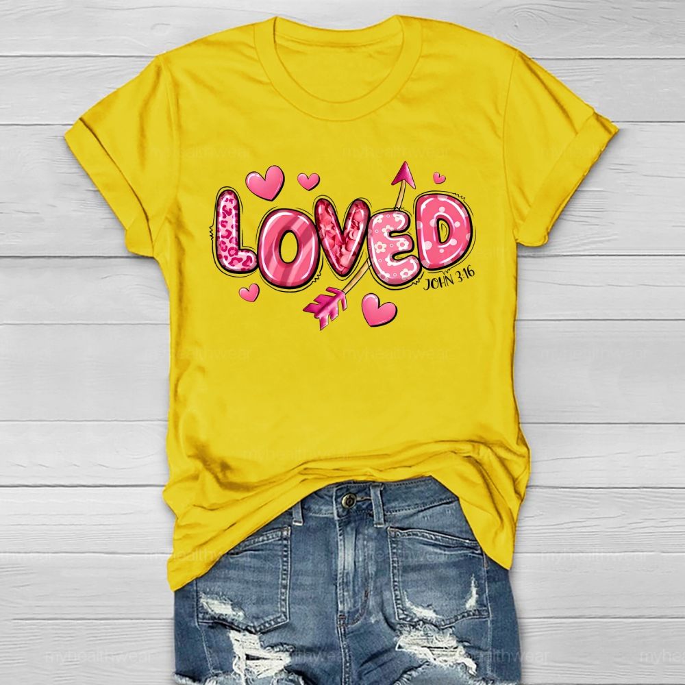 Loved John 3:16 Healthwear T-shirt