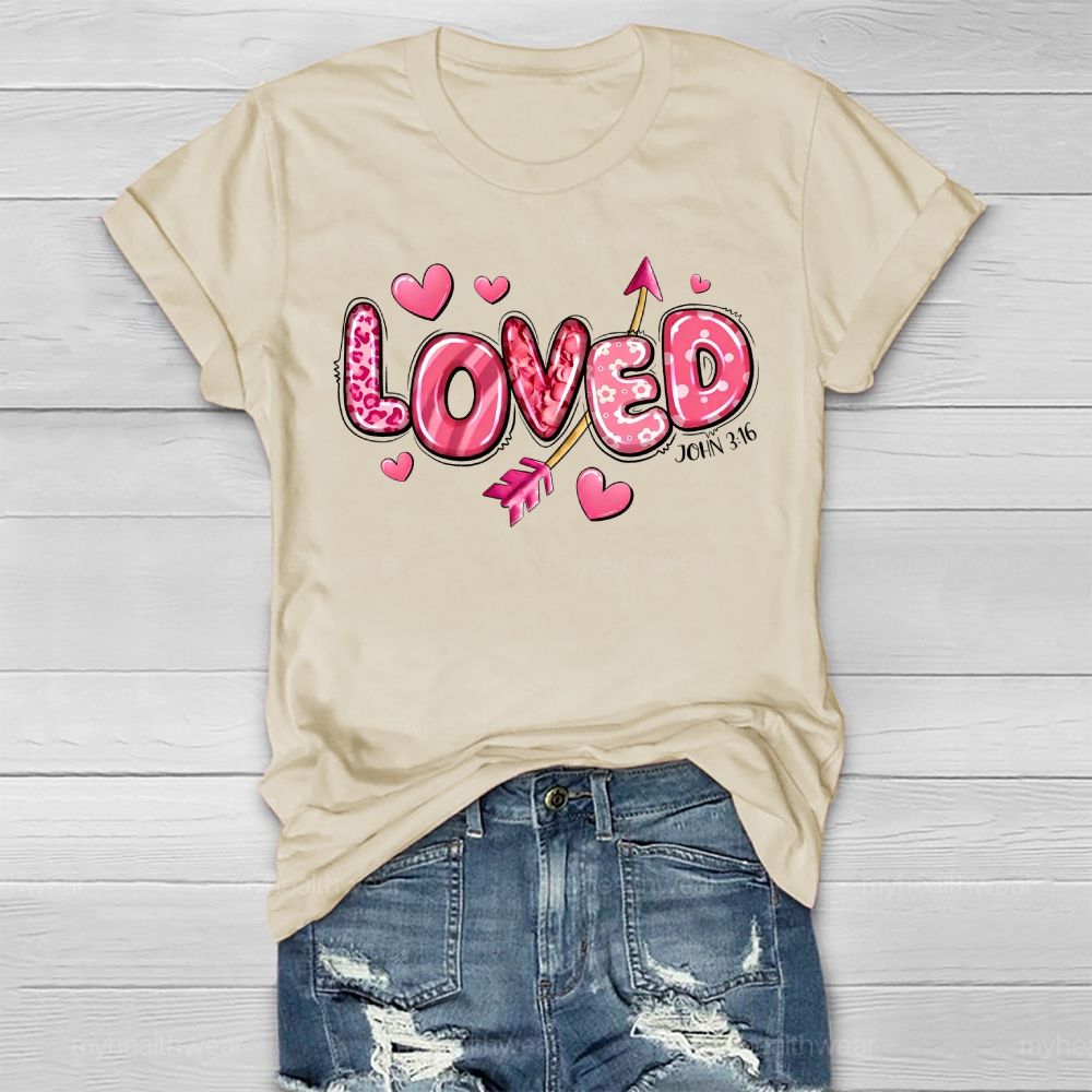 Loved John 3:16 Healthwear T-shirt