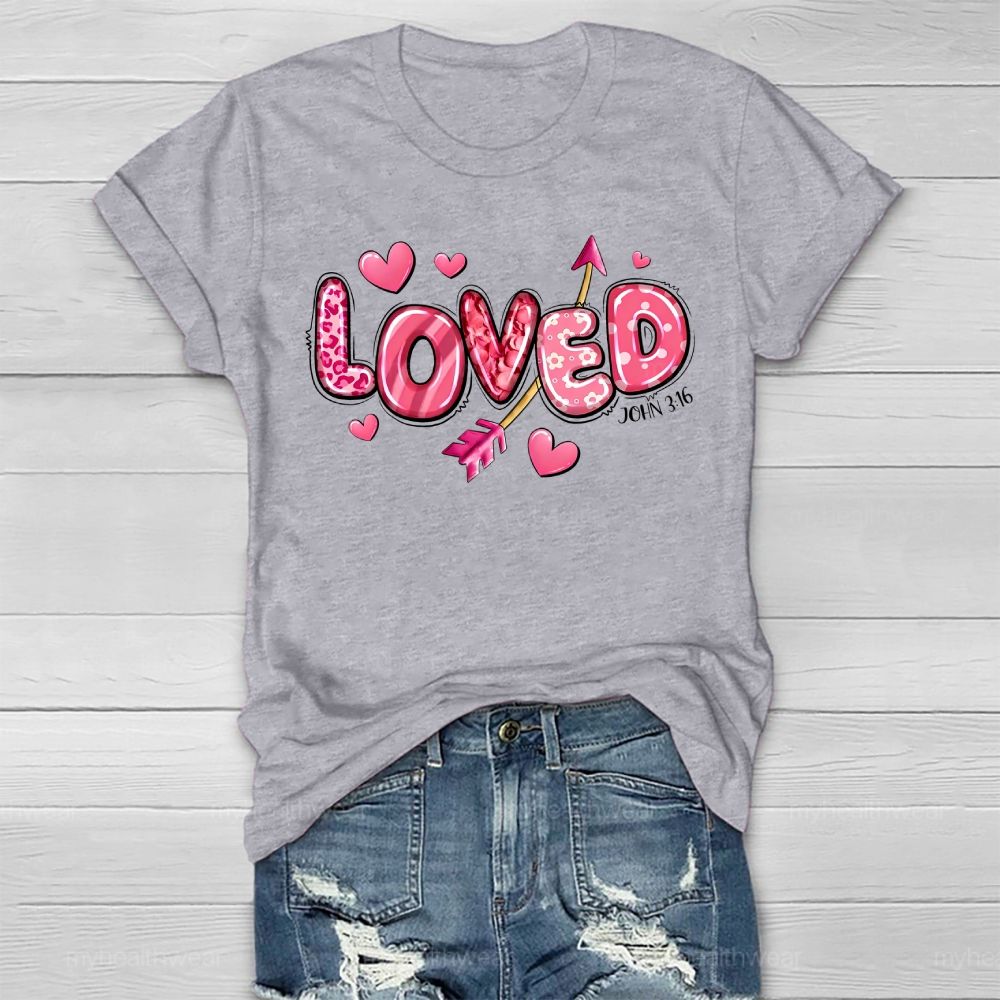 Loved John 3:16 Healthwear T-shirt