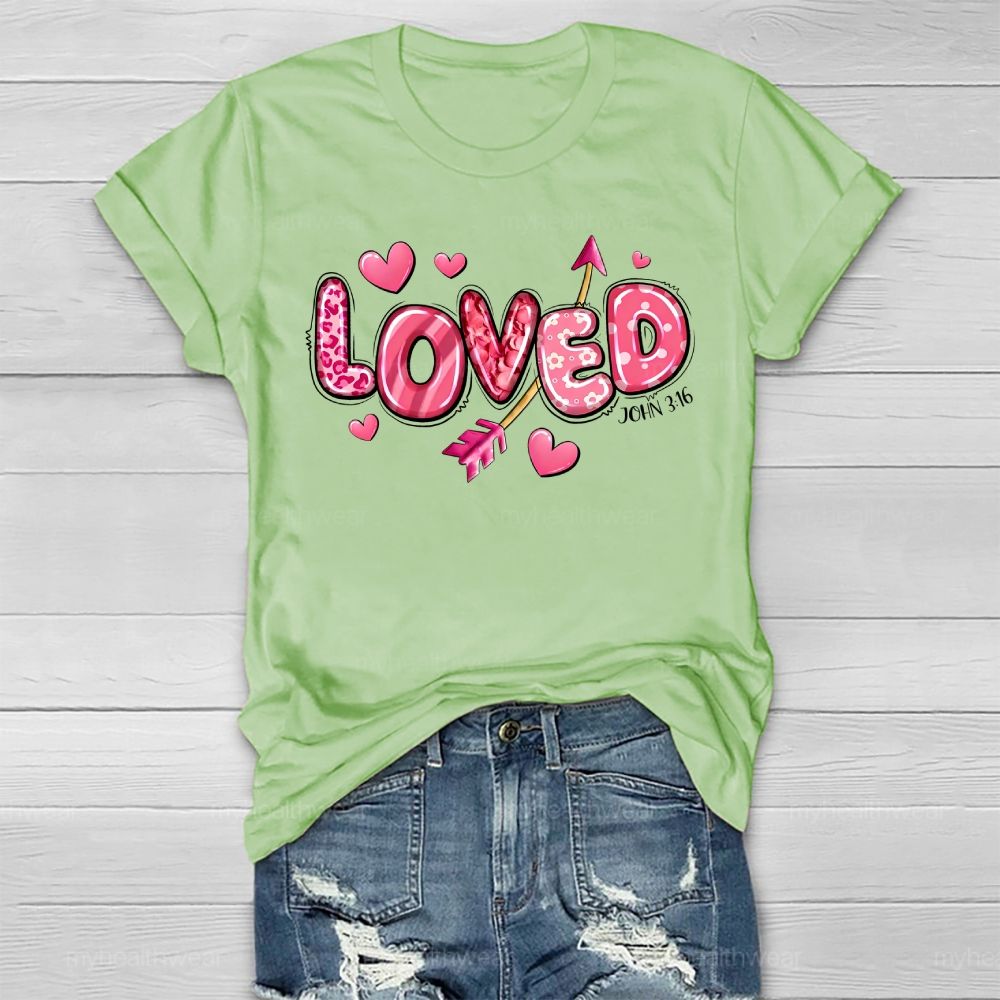 Loved John 3:16 Healthwear T-shirt