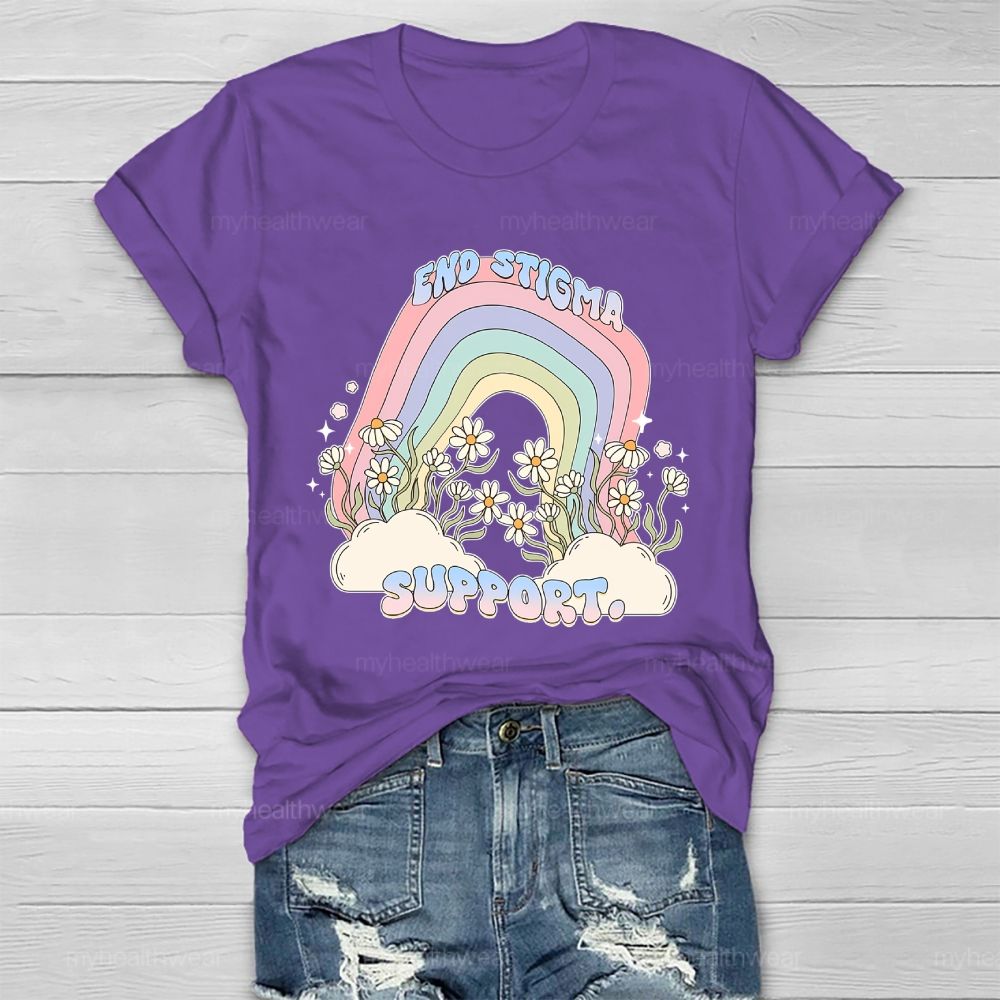 End Stigma Support  Healthwear T-shirt