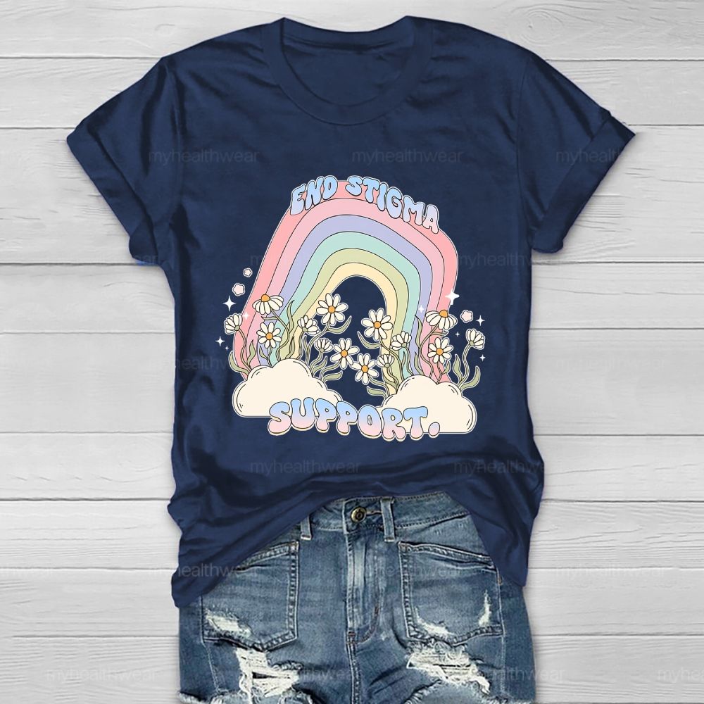 End Stigma Support  Healthwear T-shirt