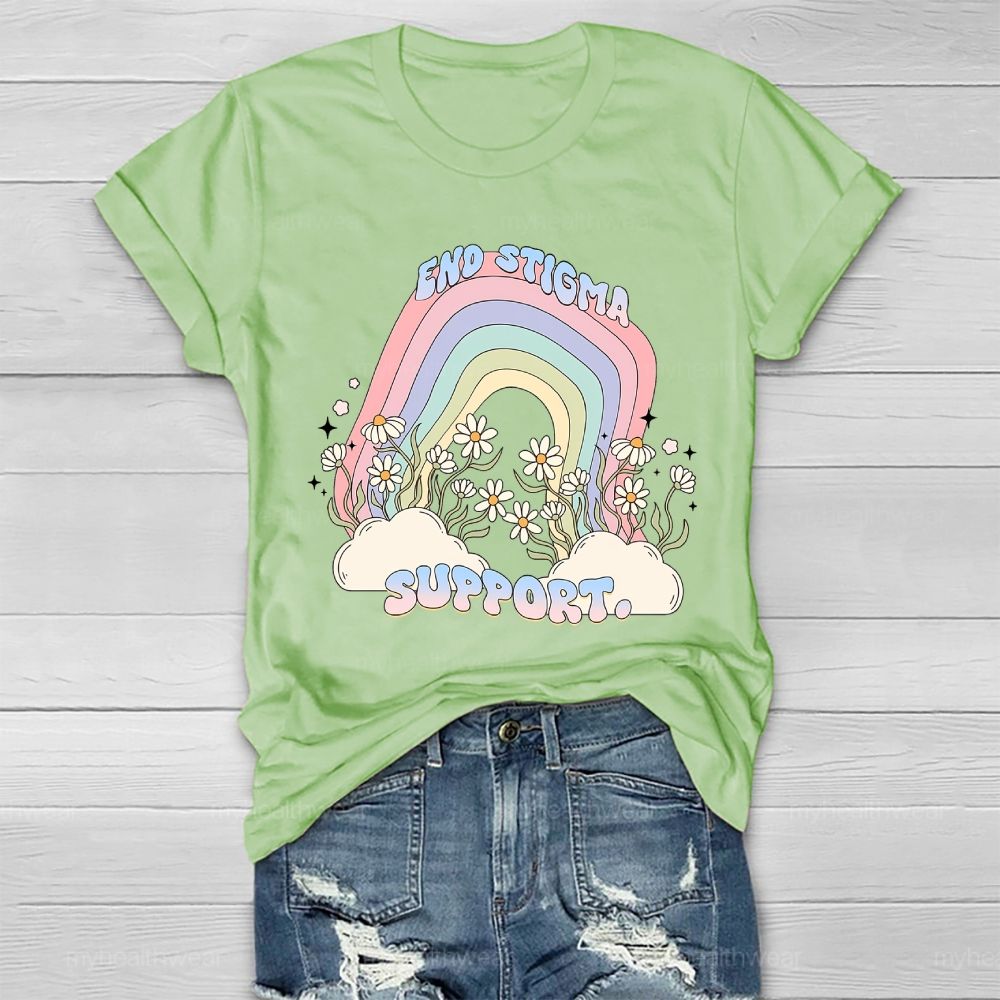 End Stigma Support  Healthwear T-shirt