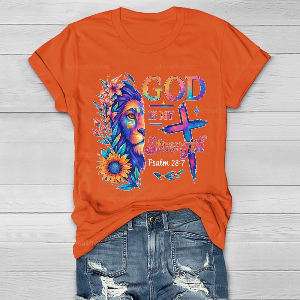 God Is My Strength Healthwear T-shirt