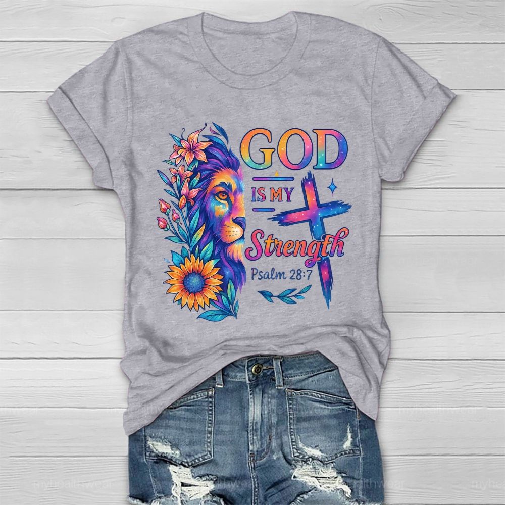 God Is My Strength Healthwear T-shirt