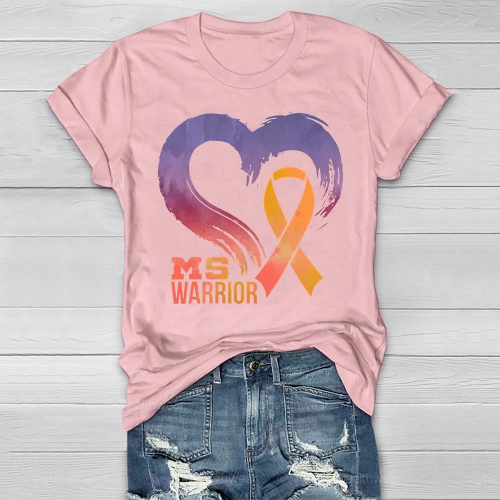 Ms Warrior Multiple Sclerosis Awareness Love Healthwear T-shirt