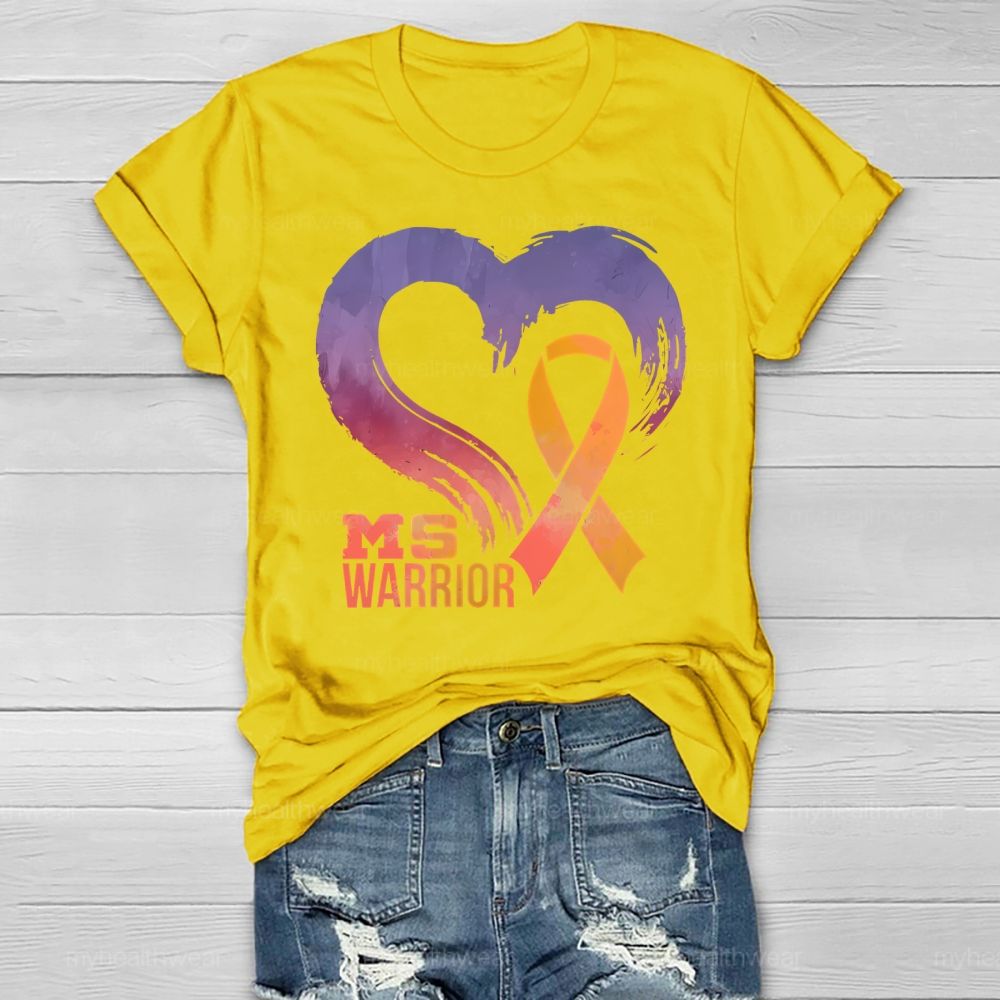 Ms Warrior Multiple Sclerosis Awareness Love Healthwear T-shirt