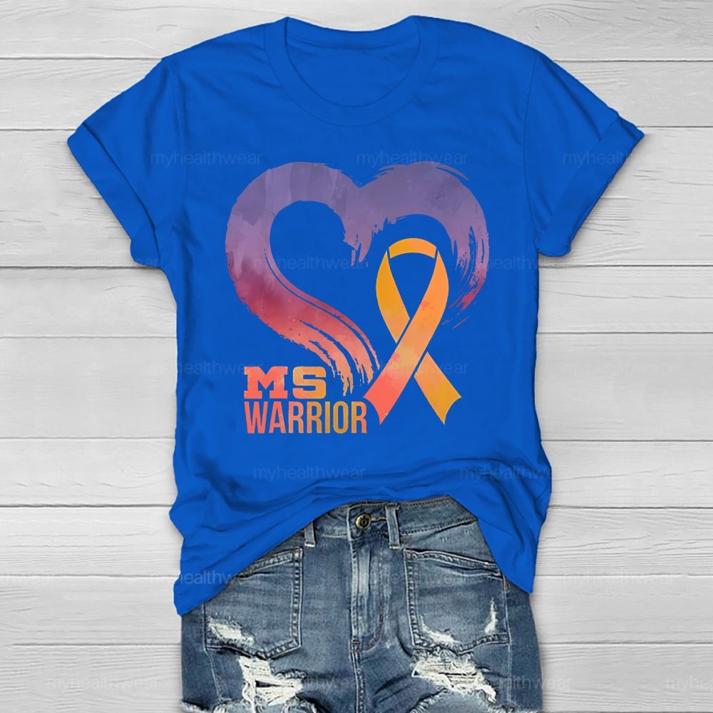 Ms Warrior Multiple Sclerosis Awareness Love Healthwear T-shirt