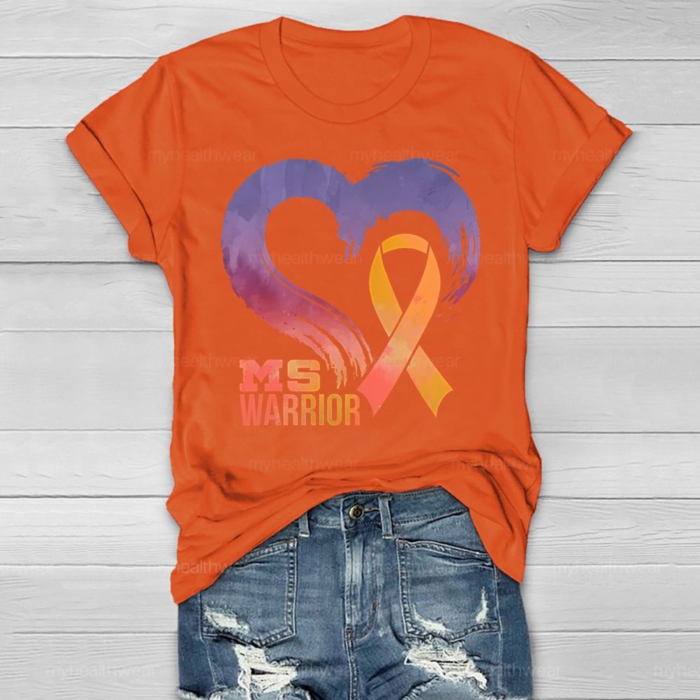 Ms Warrior Multiple Sclerosis Awareness Love Healthwear T-shirt