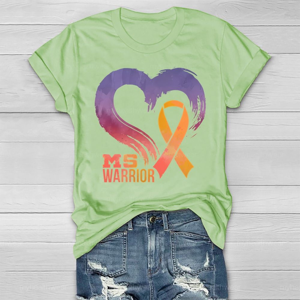 Ms Warrior Multiple Sclerosis Awareness Love Healthwear T-shirt