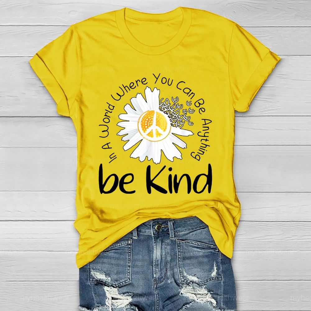 Be Kind Chrysanthemum Healthwear T-shirt