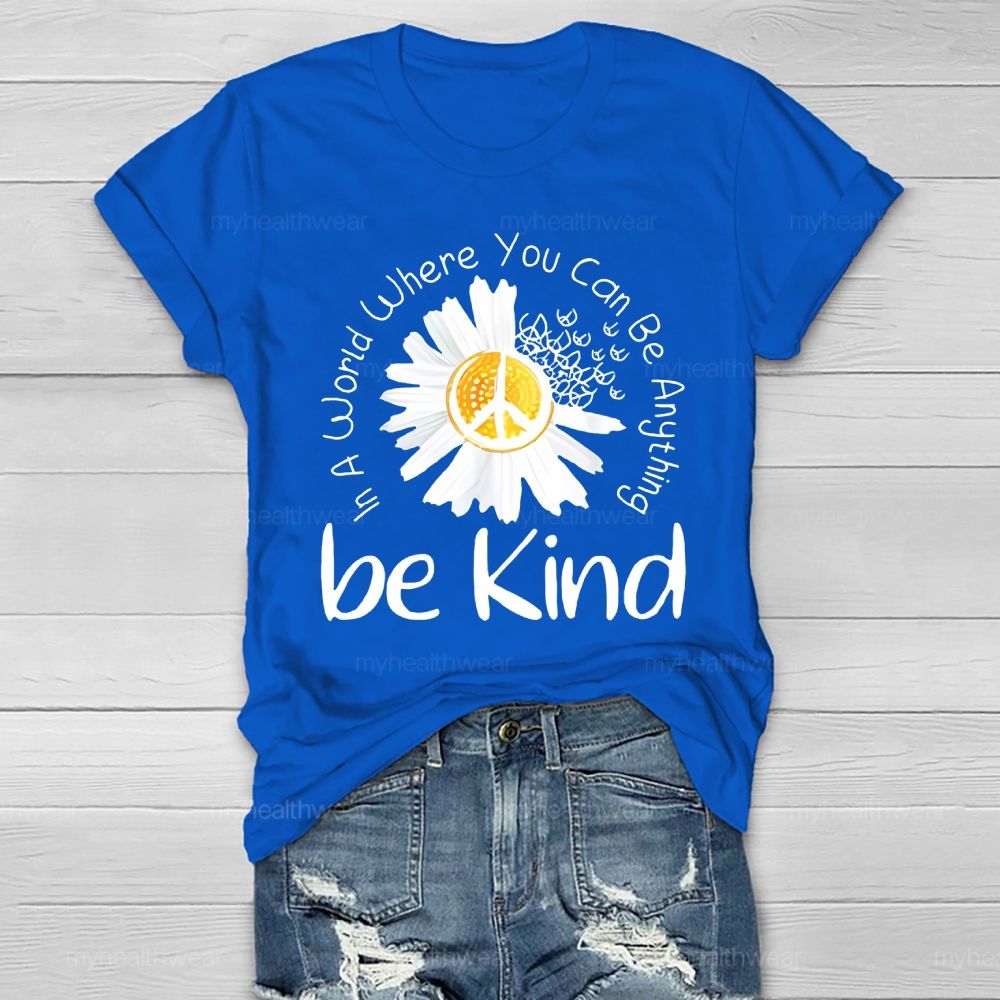 Be Kind Chrysanthemum Healthwear T-shirt