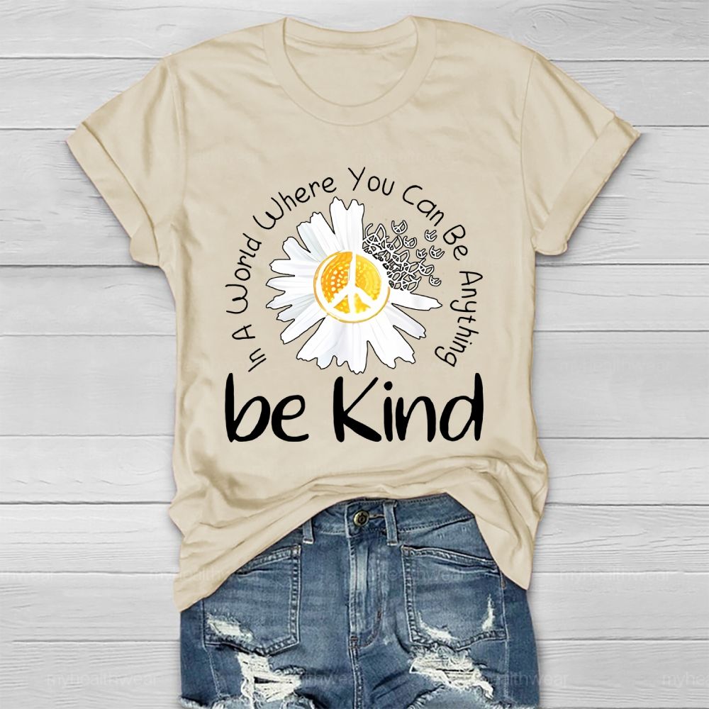 Be Kind Chrysanthemum Healthwear T-shirt