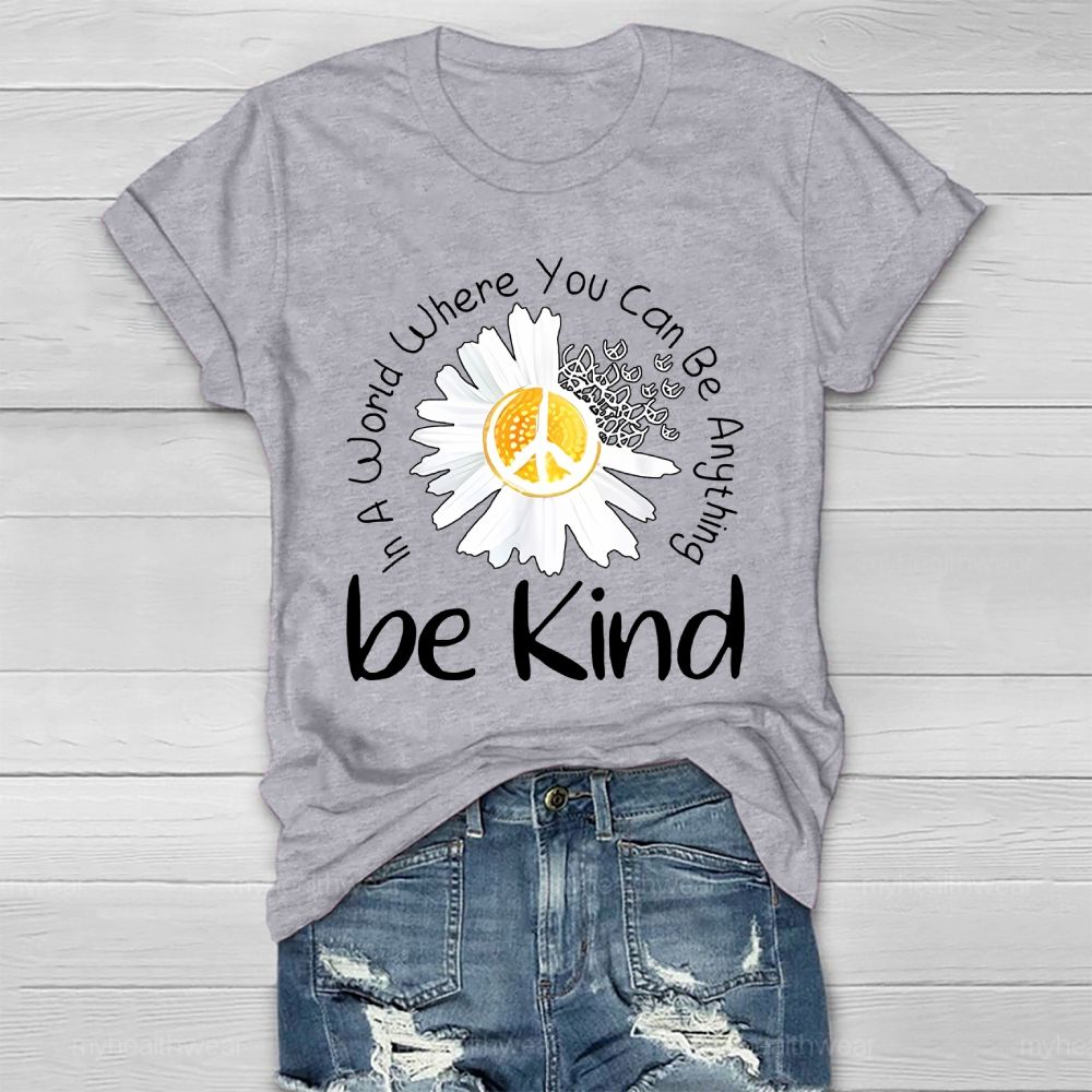 Be Kind Chrysanthemum Healthwear T-shirt