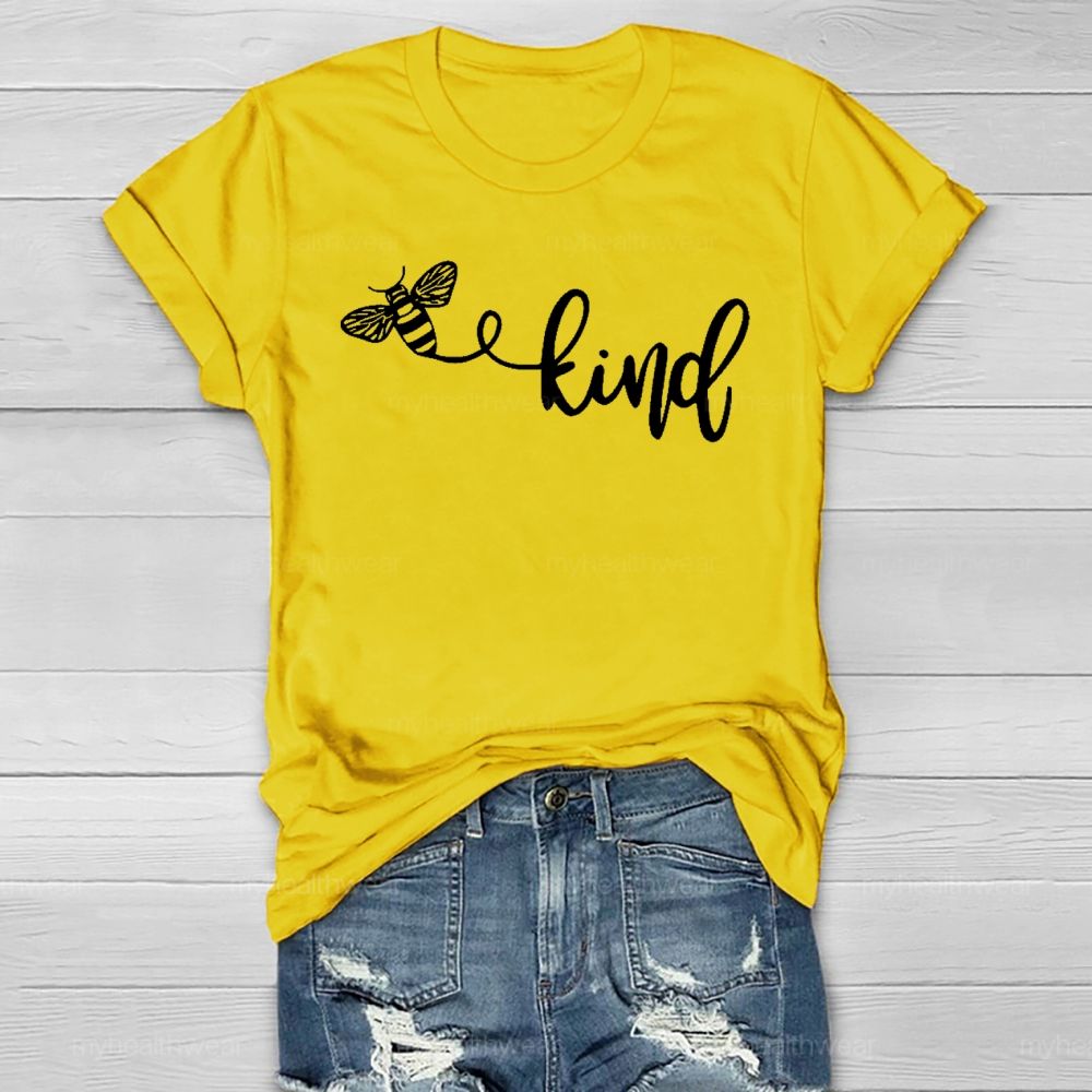 Bee Kind  Graphic Healthwear T-shirt
