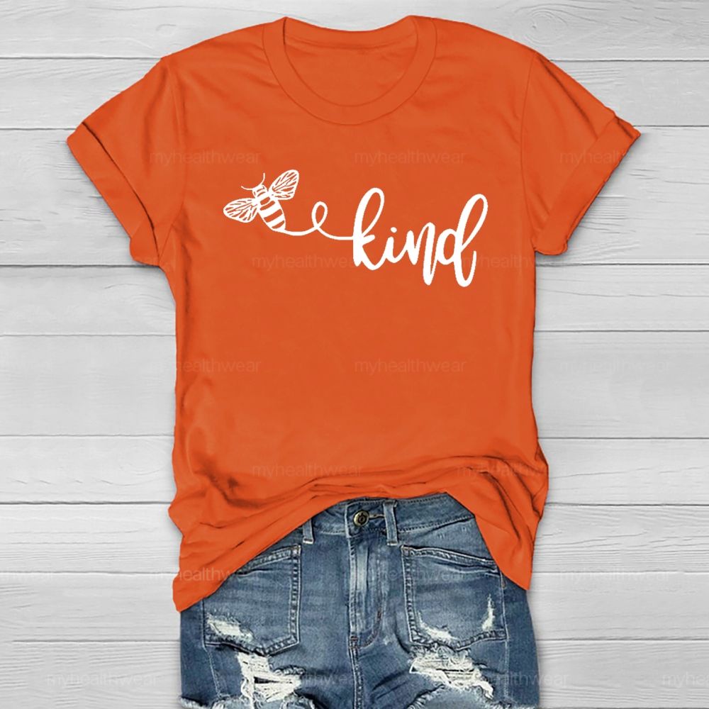 Bee Kind  Graphic Healthwear T-shirt