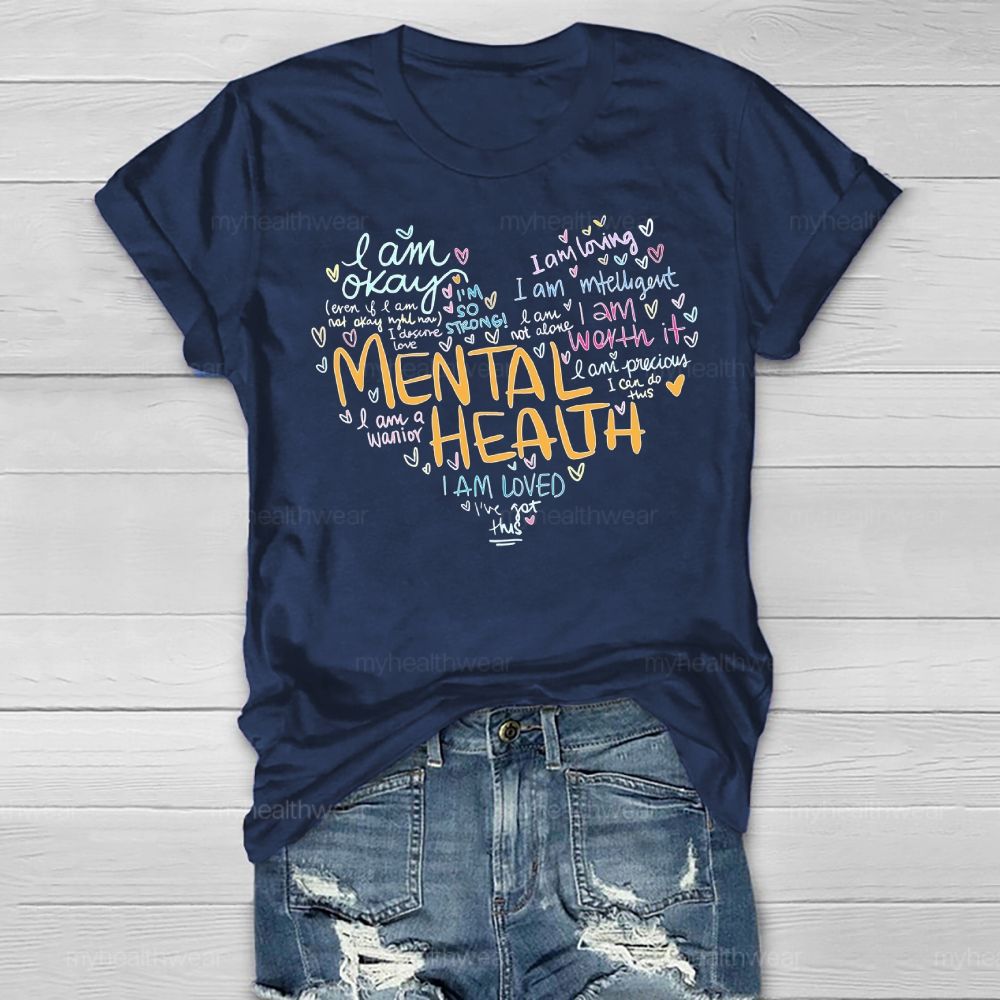Mental Health I Am Okay Healthwear T-shirt
