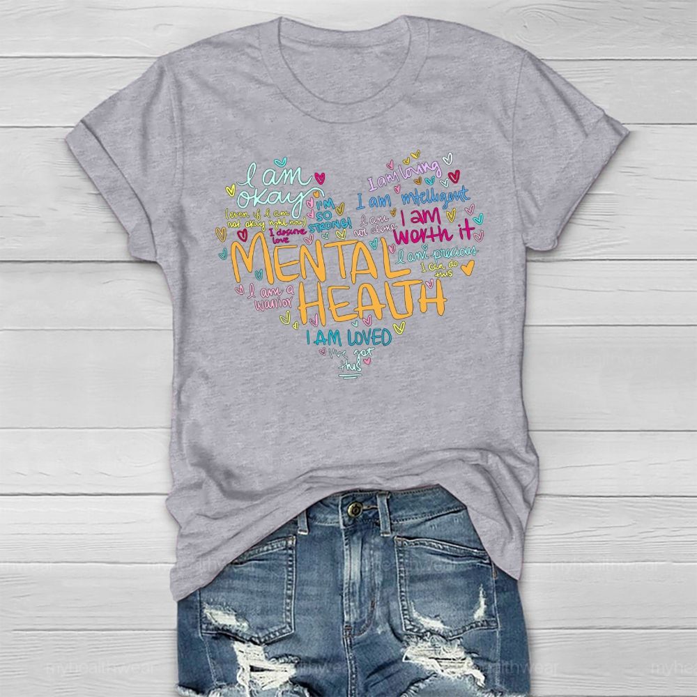 Mental Health I Am Okay Healthwear T-shirt