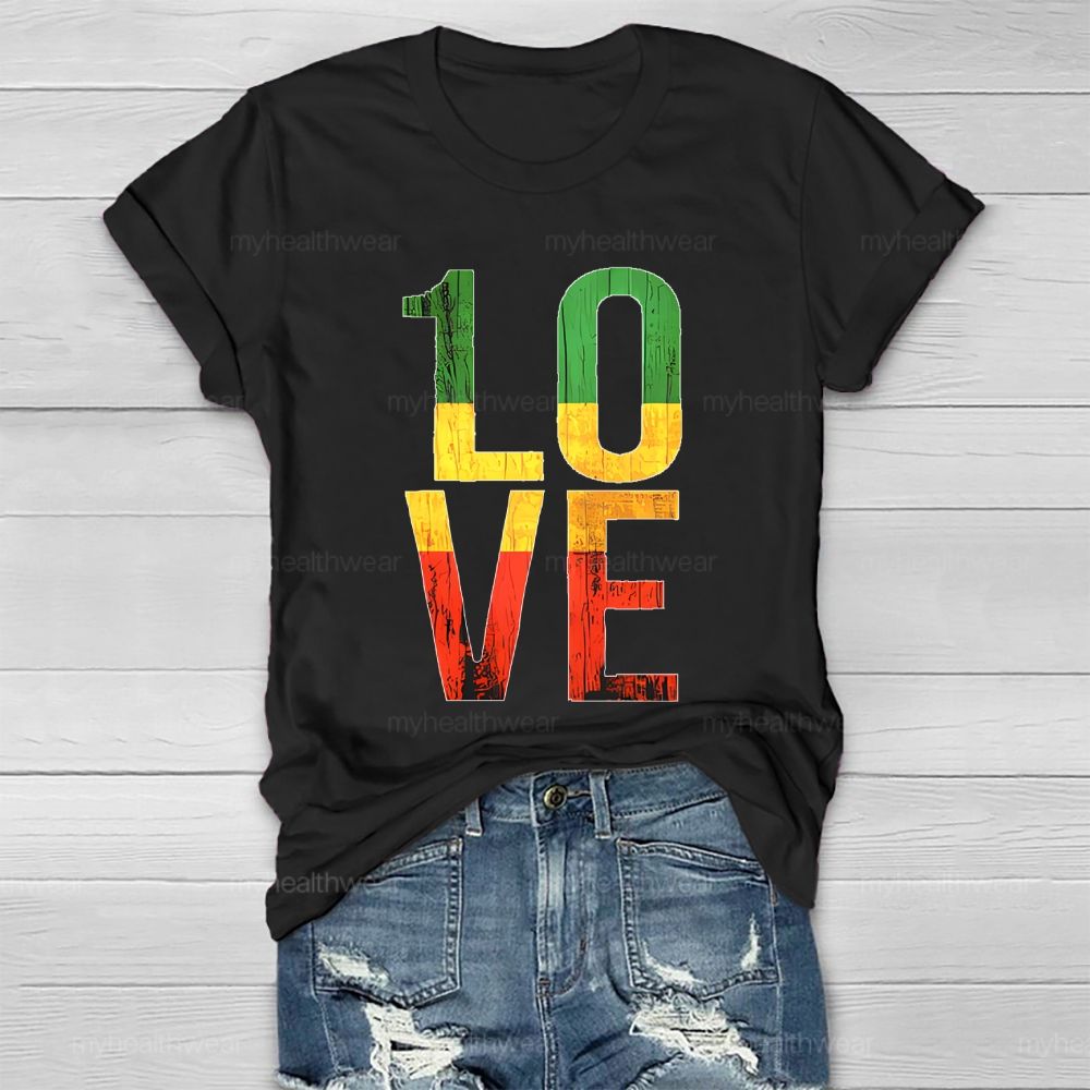 Black History Love Healthwear T-shirt