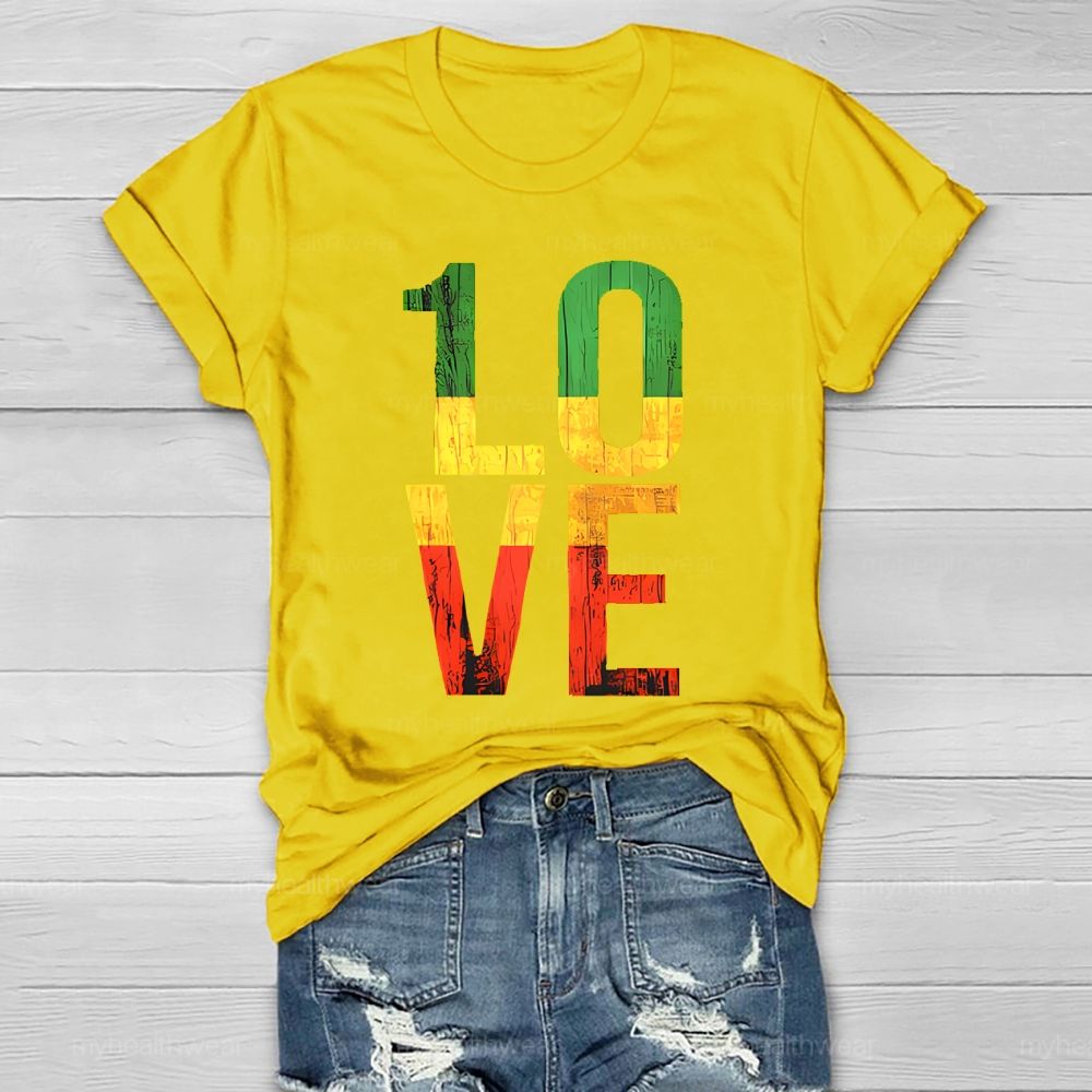 Black History Love Healthwear T-shirt