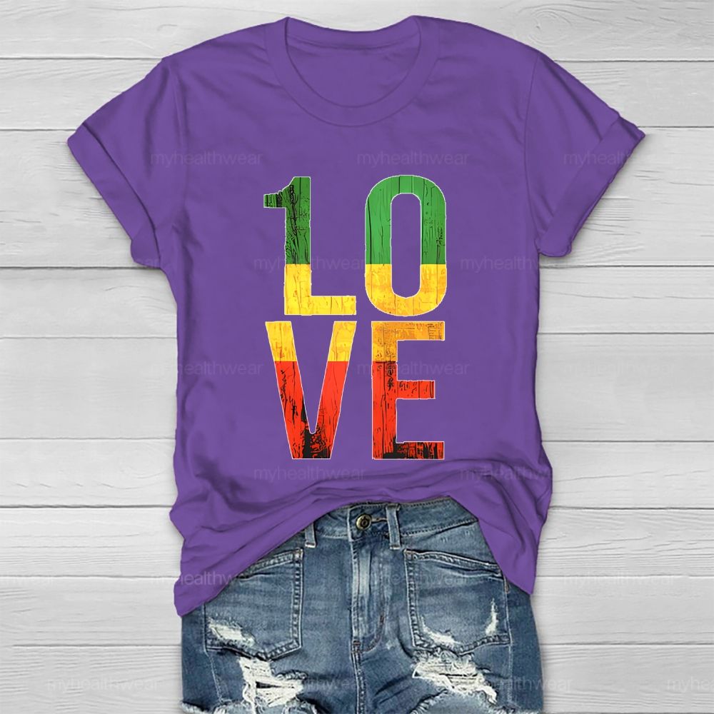 Black History Love Healthwear T-shirt