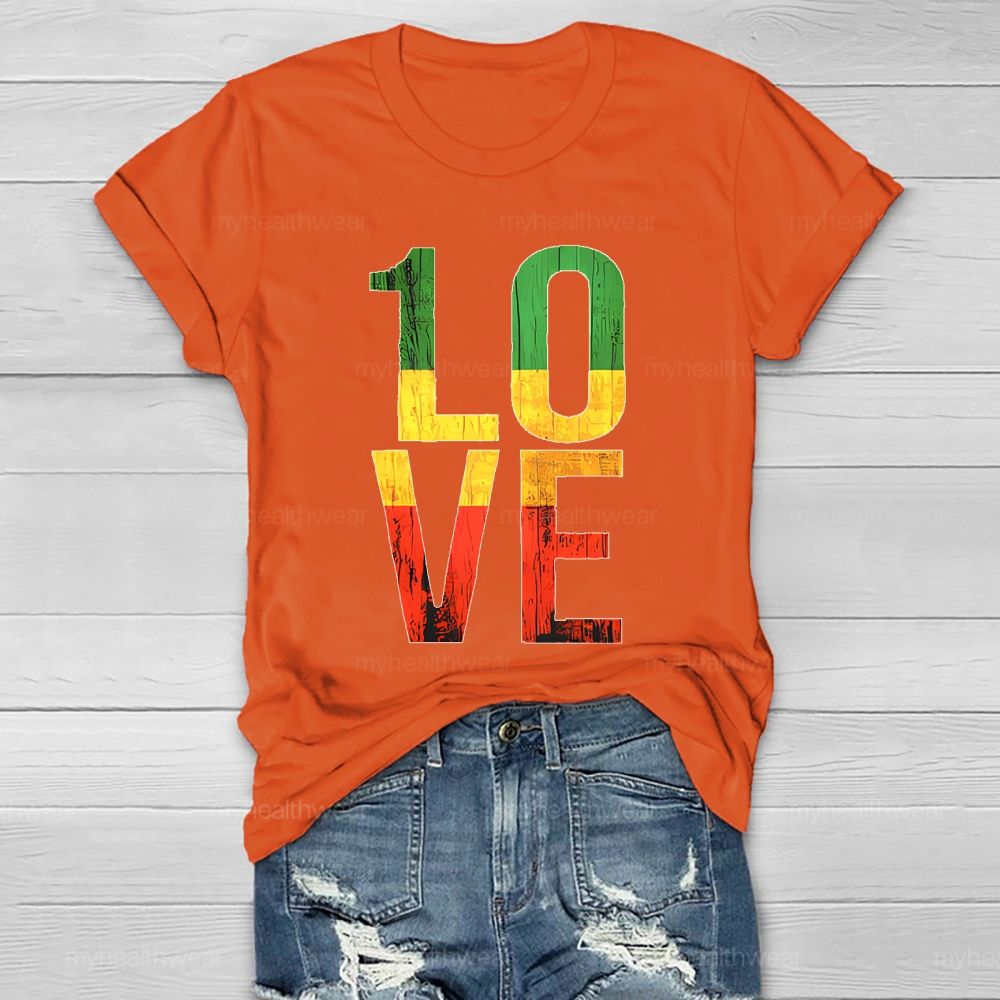 Black History Love Healthwear T-shirt