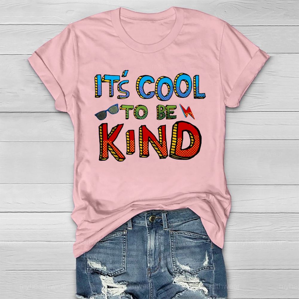 It's Cool To Be Kind Glasses Lightning Healthwear T-shirt