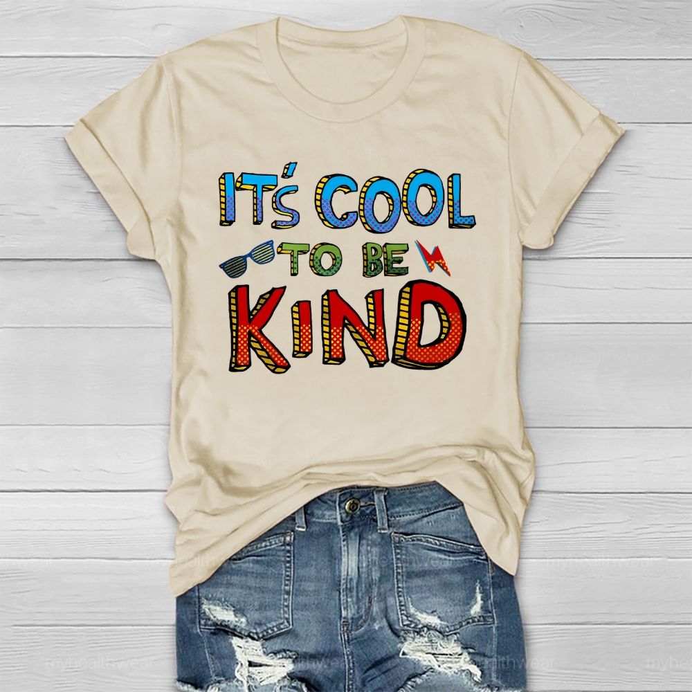 It's Cool To Be Kind Glasses Lightning Healthwear T-shirt