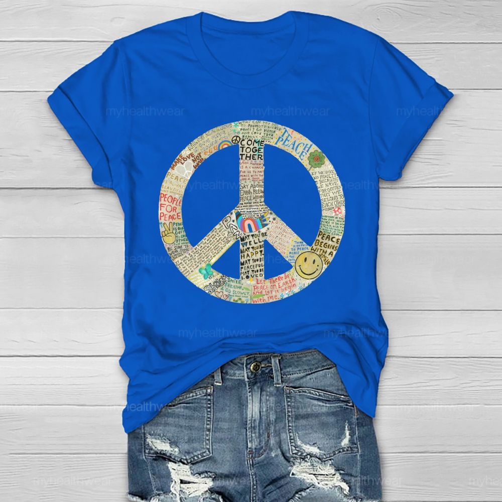 Peace Graphic Healthwear T-shirt