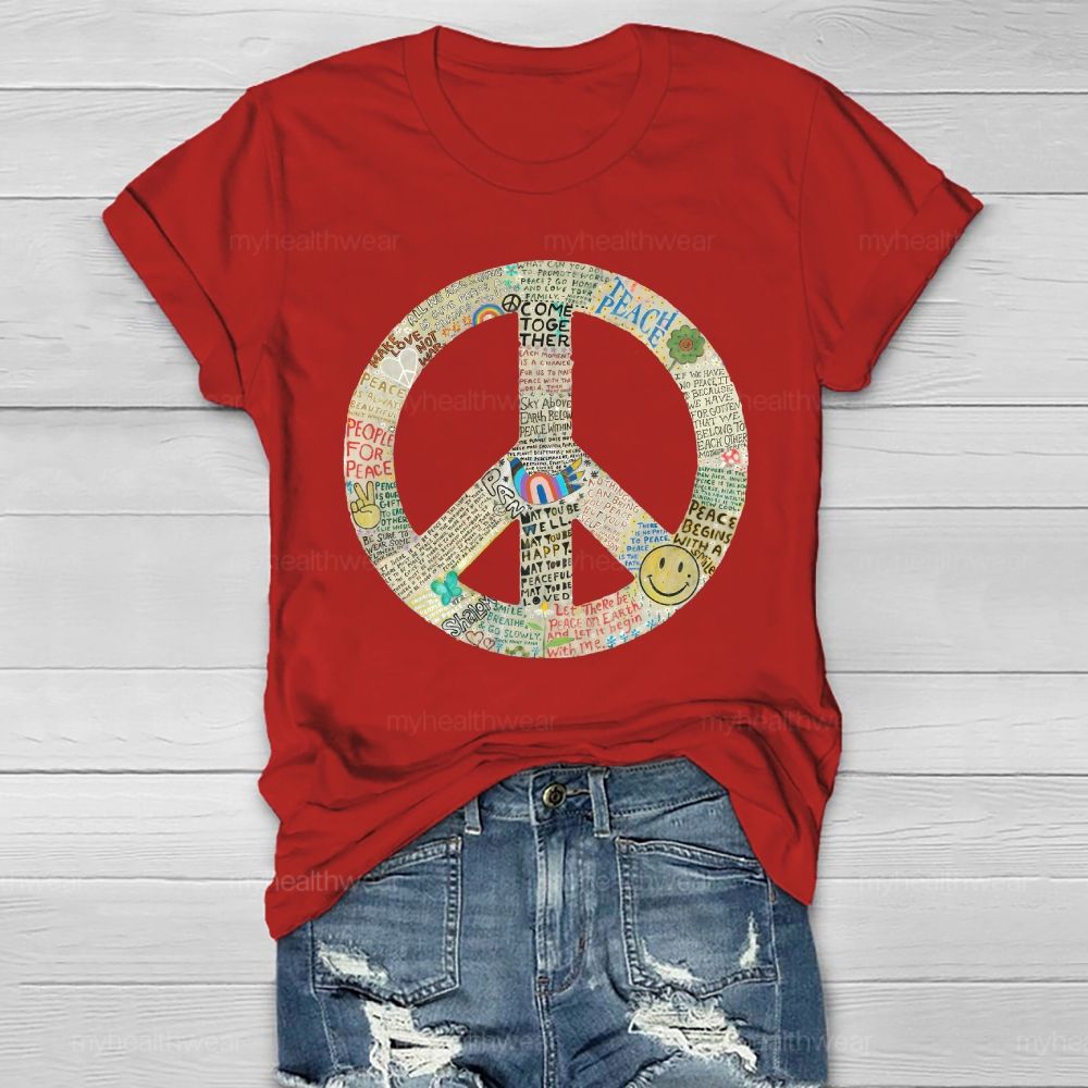 Peace Graphic Healthwear T-shirt