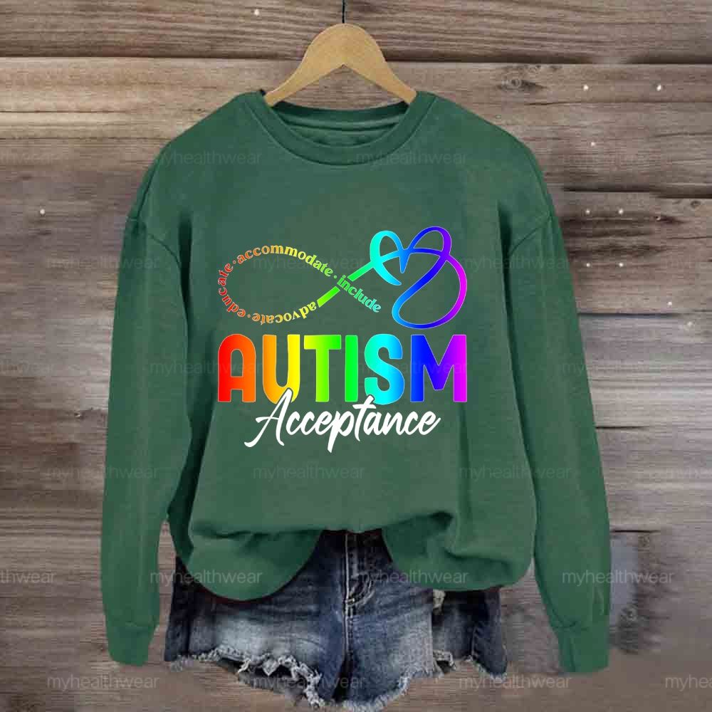 Autism Acceptance  Sweatshirt