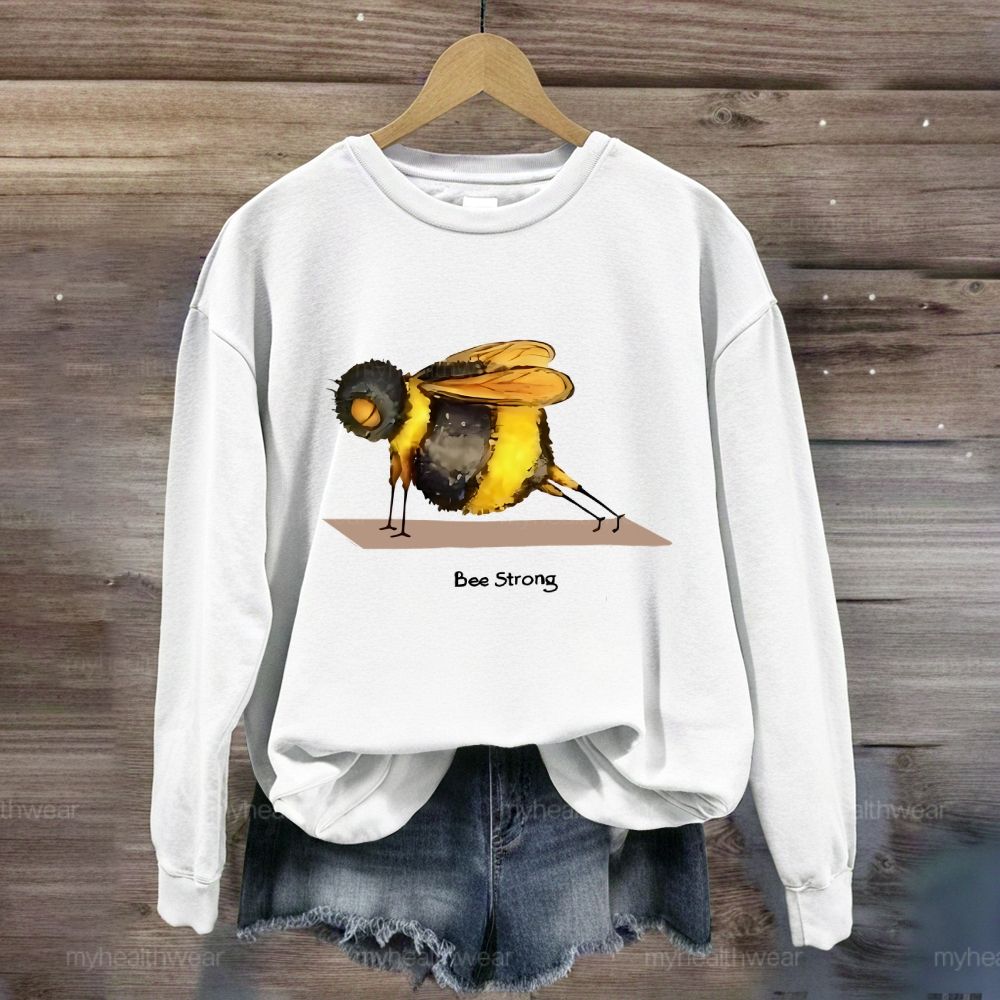 Bee Strong Graphic Sweatshirt