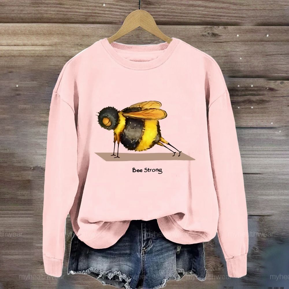 Bee Strong Graphic Sweatshirt