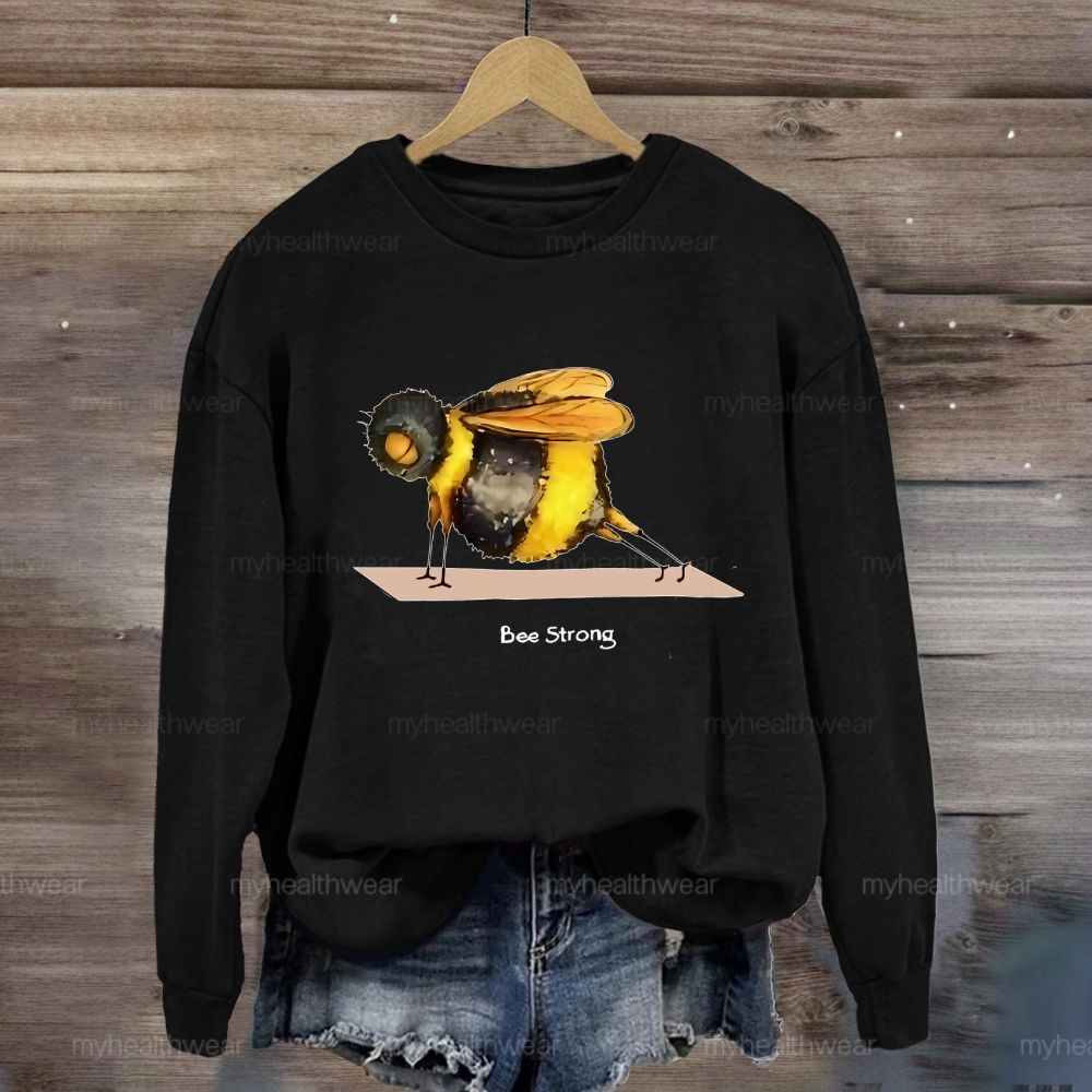Bee Strong Graphic Sweatshirt